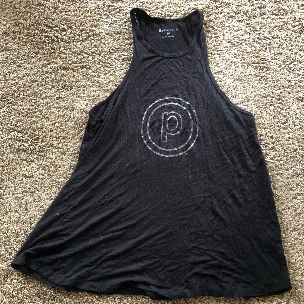 Pure Barre circle P tank top
